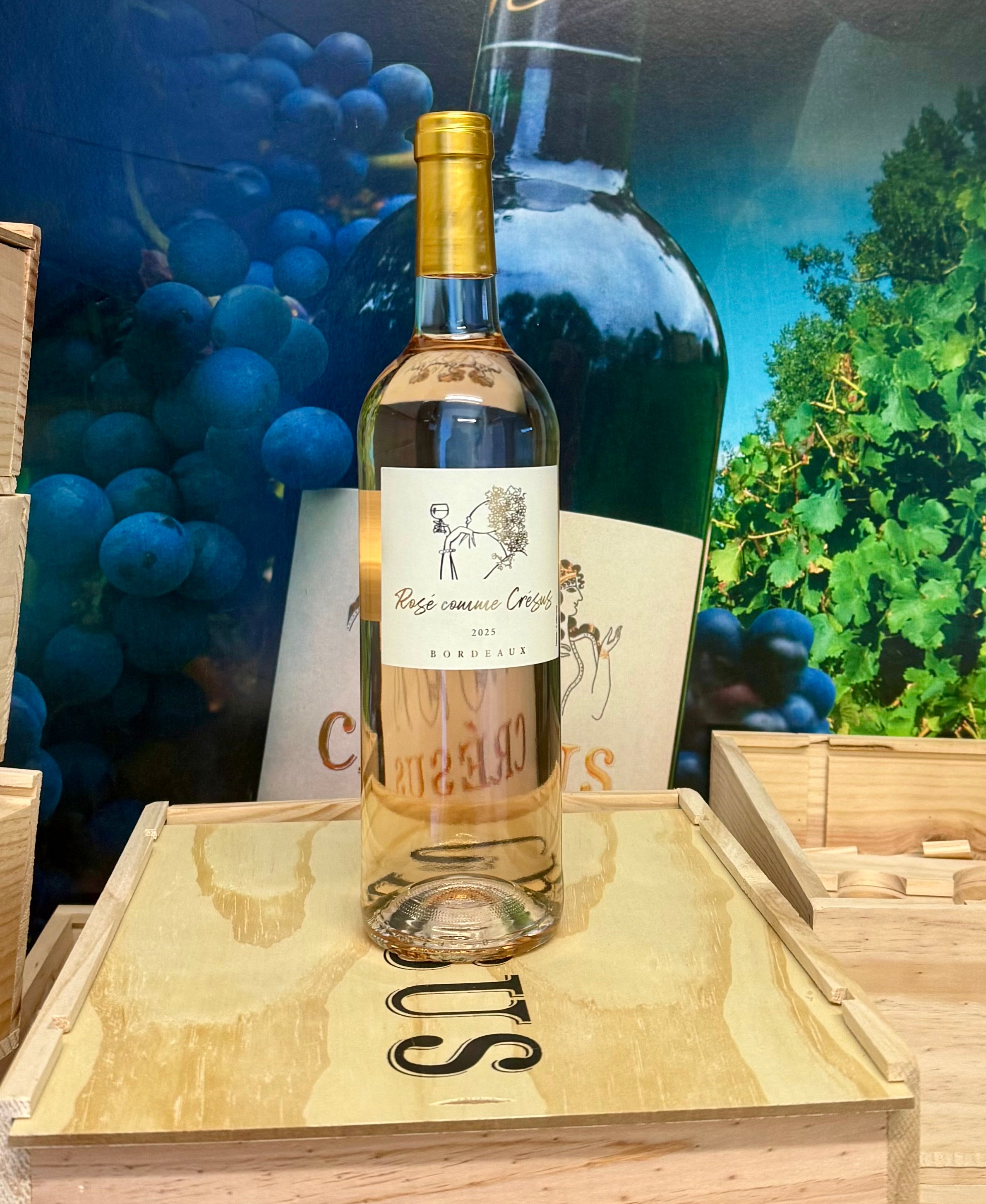 Rosé Comme Crésus 2025 carton de 6 bouteilles 75cl
